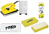 Toko 4-teiliges Skiwax-Set mit Wax-Bügeleisen - für Alpin + Nordic + B