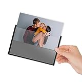 Sticky Shoot - 10,2 x 15,2 cm Magnet-Bilderrahmen für Kühlschrank – starke Foto-Magnete Tasche/Hüllen für Ihren Kühlschrank, Spind und Büroschrank