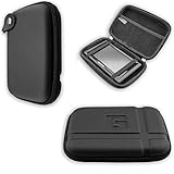 caseroxx GPS-Tasche für Tomtom Start 25 M Europe Traffic, (GPS-Tasche mit Reissverschluss und Gummizug in schwarz)
