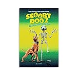 Scooby-Doo! 2 Anime-Filmposter Schlafsaal Animation Film Star Poster Restaurant Dekoration Gemälde Leinwand Wand Bar Café Classic Art Poster Bild Druck Modern Home Wohnzimmer Schlafzimmer Dek