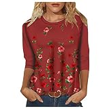 DüNne Sommer Blusen T Shirts Damen Oversize Weisse Blusen Damen Damen T Shirt Kurzarm Bluse Damen T Shirt Damen Gummizug T Shirt Damen Kurzarm Print Damen Oversize Shirt Pullover Damen Schick
