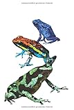 Mein Notizbuch: Pfeilgiftfrosch, Frösche, Baumsteiger, Dendrobaten,120 Seiten cremfarbenes Papier ,6' x 9' (15.24 x 22.86 cm), Geschenk für Terrarianer / Jugendliche / Männer & F