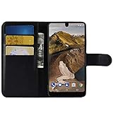 Moto G3 Hülle, HualuBro Premium PU Leder Leather Wallet HandyHülle Tasche Schutzhülle Flip Case Cover mit Karten Slot für Motorola Moto G (3. Generation) / G3 Smartphone (Schwarz)