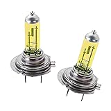 2x Jurmann H7 55W 12V Gelb Yellow Halogen Birne für Scheinwerfer, Fernlicht, Abblendlicht, Nebelscheinwerfer - E-geprü