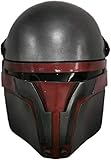 Darth Revan Maske SW Helm Zubehör Cosplay Halloween Party Latex Requisiten (grau)