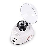 FOUR E'S Labor Mini Zentrifugen mit klare Dekel 5400RPM 2000 xg 8-Positionen Rotor für 0.2 ml, 0.5 ml, 1.5 ml, 2.0 ml Mikroröhrchen, 16-Positionen Rotor für 0,2 ml PCR-Röhrchen/S
