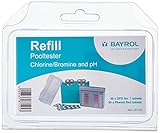 BAYROL 287125 Tabletten Nachfüllpackung für manuellen Pooltester pH/CloderpH/Br-2x30TablettenPhenolRedundDPDNo.1-pH-WertundfreiesChloroderB