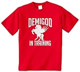 Demigod In Training Youth T Shirt Tee Greek Myth Percy Jackson Men T Shirt red S