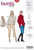 Burda 6150 Schnittmuster Pulli (Damen, Gr. 34-44) Level 1 super Easy