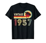 Retro Vintage 1957 65. Geburtstag Geschenk Damen Herren Jungen Mädchen T-S