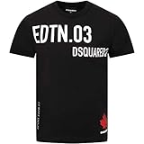 DSquared Bambino T-Shirt Con Stampa Nero Mod. 0030 D00MM 16