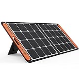 Jackery Faltbares Solarpanel SolarSaga 100 - Solarmodul für Explorer 240/500/1000 Tragbare Powerstation - Solarladegerät mit 2 x USB-Anschluss -100W Outdoor Solargenerator für Camping und G