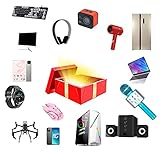 JEDNF Mystery Box, hervorragendes Preis-Leistungs-Verhältnis, Glückskiste mit verschiedenen elektronischen Produkten, wie Drohnen, intelligenten Uhren, Computern usw