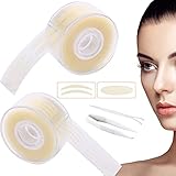 Schlupflider Stripes 1200pcs, Schlupflid Tapes Schlupflieder Klebestreifen Unsichtbare Doppelte Augenlid Lifting ohne OP, Wasserdicht Durchsichtig Eyelid Klebeband Aufkleber mit Gabelstang