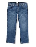 Wrangler Herren Jeans Texas Stretch Regular Fit Jeanshose Straight Denim Hose Baumwolle Blau w30-w44, Größe:34W / 30L, Farbvariante:Blue Whirl (W121P311E)