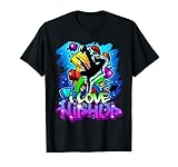 Hiphop Tshirt für Rapper Herren Männer Beatbox Rap Graffiti T-S