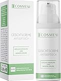 BIOZERTIFIZIERTE Anti-Akne-Creme gegen Pickel und Mitesser, speziell für Akne, Mischhaut und fettige Haut - 100% Made in Italy - 50ml Airless-F