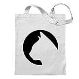 Kiwistar Katzenkopf Cat Head Turnbeutel Fun Rucksack Sport Beutel Gymsack Ziehg
