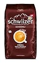 Schwiizer Schüümli Crema Ganze Kaffeebohnen (Stärkegrad 3/5, Premium Arabica), 1kg