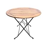 SEDEX Flex Bistrotisch/Gartentisch/Holztisch/Klapptisch rund Ø 100/75 cm Ak