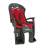 HAMAX Unisex – Babys Siesta Gepäckträger Kindersitz, grau, 1