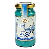 Trabi Senf - mittelscharfer, blauer Senf (200ml Glas)