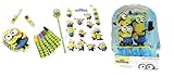 AQUILONE Schulranzen-Set mit 15 Teilen der Minions zum Erstellen und Z