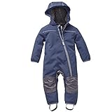 Outburst - Jungen Softshell Overall Schneeanzug, dunkelblau - 3712745, Größe 74