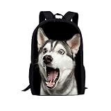 Husky Dog Print Kinder Schultasche Set Für Mädchen Jungen Grundschule Schulrucksack Kinder Büchertasche B
