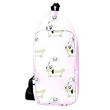 EZIOLY Panda liegt in der Badewanne Schulter-Rucksack Sling Bag Crossbody-Tasche Reise Wandern Daypack für Männer F