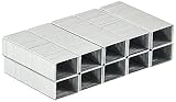 Leitz Power Performance Heftklammern P4 (24/8mm), Verzinkt, Box mit 1000 Heftklammern, 55710000