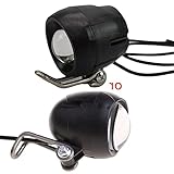 Elektrisches Fahrrad Eingebauter Hornscheinwerfer Wasserdichte High-Brightness LED-Scheinwerfer Roller Frontlicht Modifikation Fahrradscheinwerferlampe Wiederaufladbare Stirnlampe W