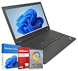 Lenovo ThinkPad L560 15,6 Zoll Full HD Multimedia Laptop Intel Core i5-6300U@ bis zu 3 GHz 8 GB 500 GB mit Windows 11 Pro & GRATIS BullGuard inkl. 365 Tage Garantie (Generalüberholt)