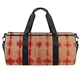 Rote Laternen zum Aufhängen, hohe Sporttasche, zylindrische Reisetasche, Reisetasche mit Nassfach, leichte Trainingstasche, Reisen mit Schultergurt für Männer und F