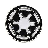 JiuErDP Brosche Star Wars Logo Galaktische Imperium Shirt Abzeichen (2-Pack) B