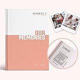 Memories2Make® Couple Challenge Fotoalbum mit 32 Abenteuern für Paare - Persönliches Geschenk für Freundin und Freund zum Jahrestag, Valentinstag, Geburtstag, Weihnachten oder Ostern für Sie und I