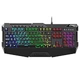 Sharkoon SKILLER SGK4 Gaming-Tastatur, schwarz, italienisches Lay