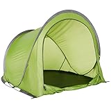Ultrasport Pop Up Wurfzelt für bis zu 2 Personen, in wenigen Sekunden selbstaufbauendes Zelt, als Strandmuschel, ca. 110 x 130 x 150