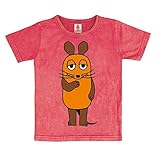 Logoshirt®️ Die Sendung mit der Maus Die Maus Vintage T-Shirt Print für Kinder I Motiv-Shirt kurzärmlig, Größe 104/116, 4-6 J