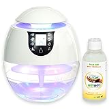 winwin clean Systemische Reinigung - AIR Blow III I Bluetooth I IONISATOR I LED I 3 LEISTUNGSSTUFEN I INKL. LUFTREINIGUNGS-Konzentrat Fresh AIR 'Wellness' 500ML