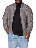 Urban Classics TB1258 Light Bomber Bomberjacke, Grau (darkgrey 94), Gr. M