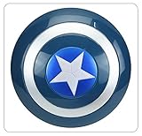 Captain America Kostüm Schild, 1:1 Kinder Avengers Cosplay Requisiten 33 cm Abs Kunststoff Glowing Sound Shield Halloween Kinderkostüm Zubehör 1,30 * 30