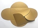 20 goldene Umschläge aus glitzerndem Pearl-Karton, C6 = 162 x 114 mm, z.B. für Einladungen zur Hochzeit, Goldene Hochzeit, Geburtstag