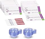 Ovulationstest 20 miu/ml, 50 Ovulation Teststreifen, LH Ovulation Test Strips Predictor Kit, Sensitivität Fruchtbarkeit Teststäb