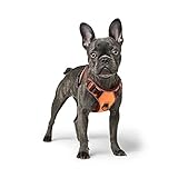 HEELE Hundegeschirr Hundegeschirr Mittelgroße Hunde mit Griff Reflektierend Hundegeschirr Gepolstert Brustgeschirr No Pull Geschirr Hund Verstellbares, Orange, M