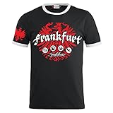 Männer und Herren T-Shirt Frankfurt Redlight Größe S - 5XL