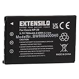 INTENSILO Li-Ion Akku 700mAh (3.7V) kompatibel mit Kamera Camcorder Video Casio Exilim EX-Z60, EX-Z65, EX-Z70, EX-Z75, EX-Z77, EX-Z770, EX-Z8 Ersatz für NP-20