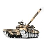 2,4 GHz Simulation RC Panzer Spielzeug, Maßstab 1/16 RC Panzer 1/16 Maßstab RC Panzer Eingebaute 7,4 V 1800 MAh Batterie, EU-Stecker 110-240 V