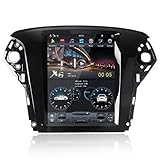 MOOKAKA Tesla Style Radio Android Autoradio 2 Din GPS Navigation Haupteinheit für Ford Mondeo MK4 2011-2013 Multimedia Player Stereo 9.7 Zoll Vertikaler Bildschirm Unterstützung Carplay DSP (4+64GB)