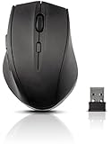 Speedlink CALADO Silent Mouse - kabellose leise Maus für Büro/Home Office und Gaming, leise Tasten, schw